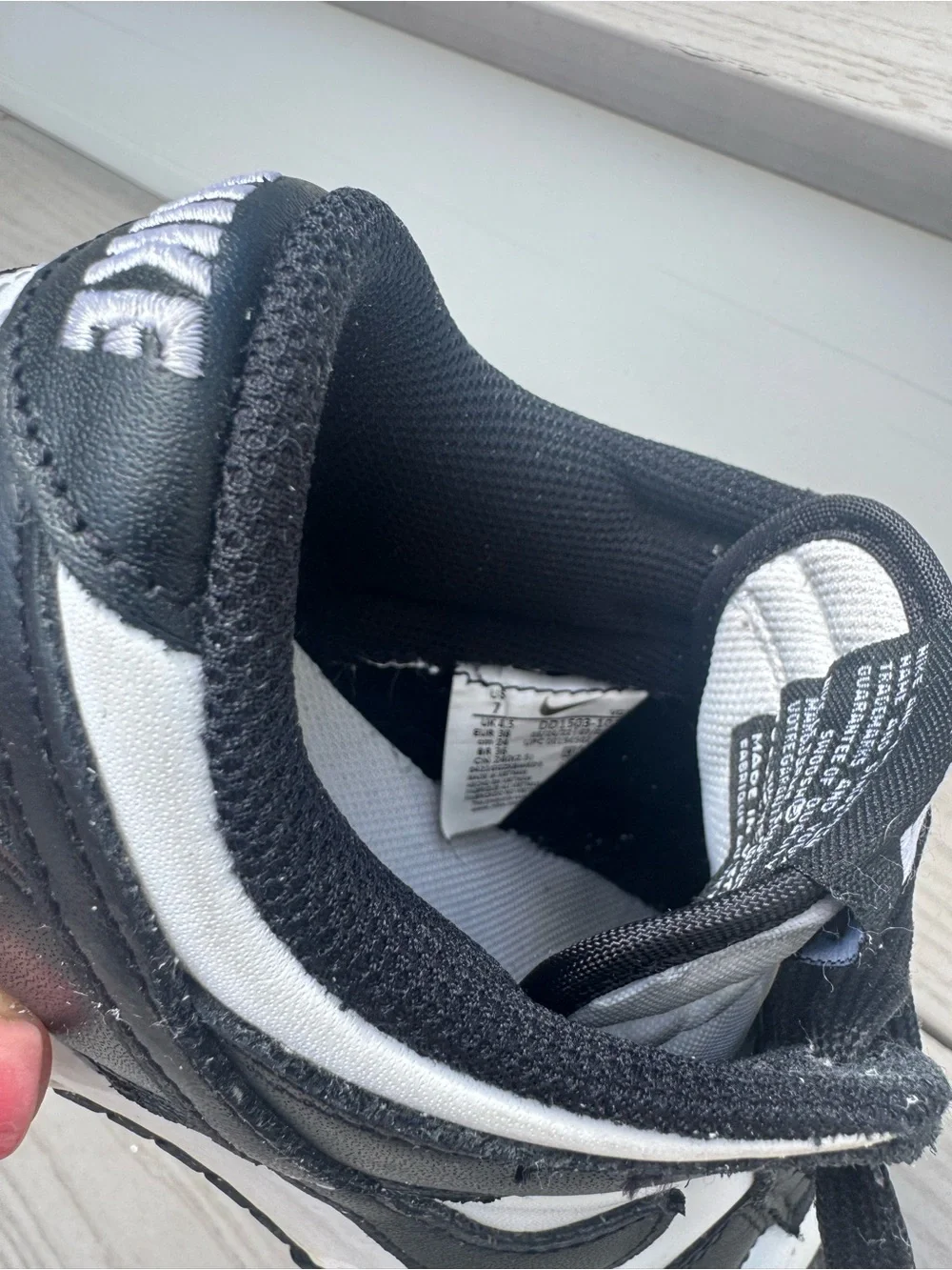 Nike Black and White Panda Dunks